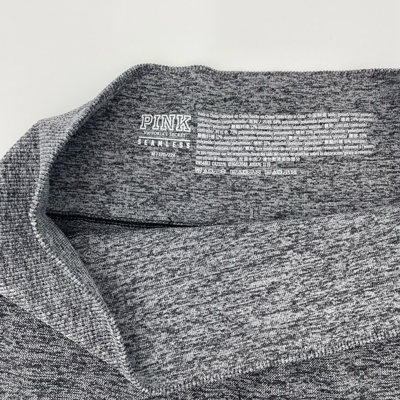 PINK VS- Seamless Leggings Grey size Medium NWOT - Picture 2 of 3